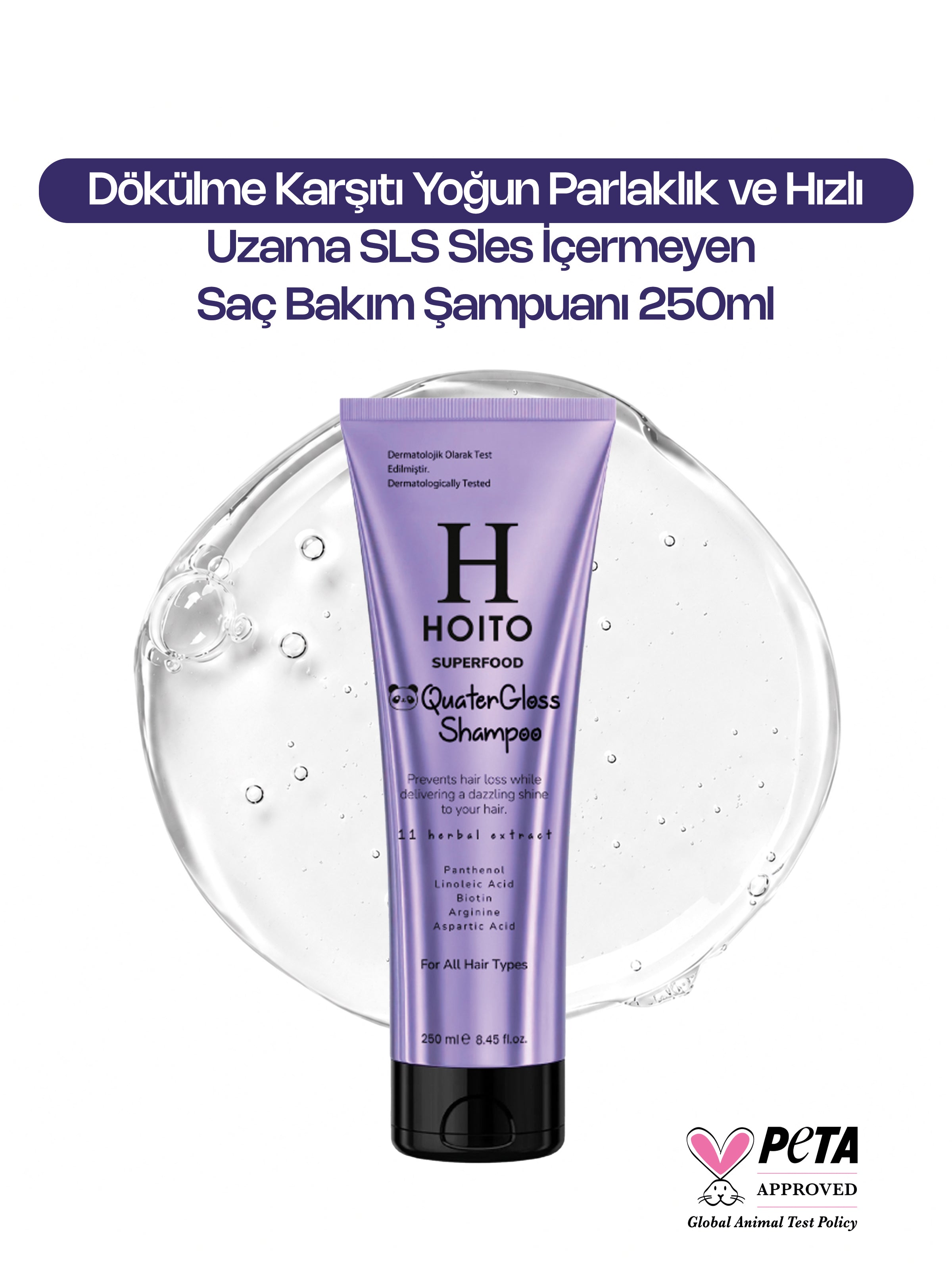 Dökülme Karşıtı Yoğun Parlaklık ve Hızlı Uzama Tuz SLS Sles