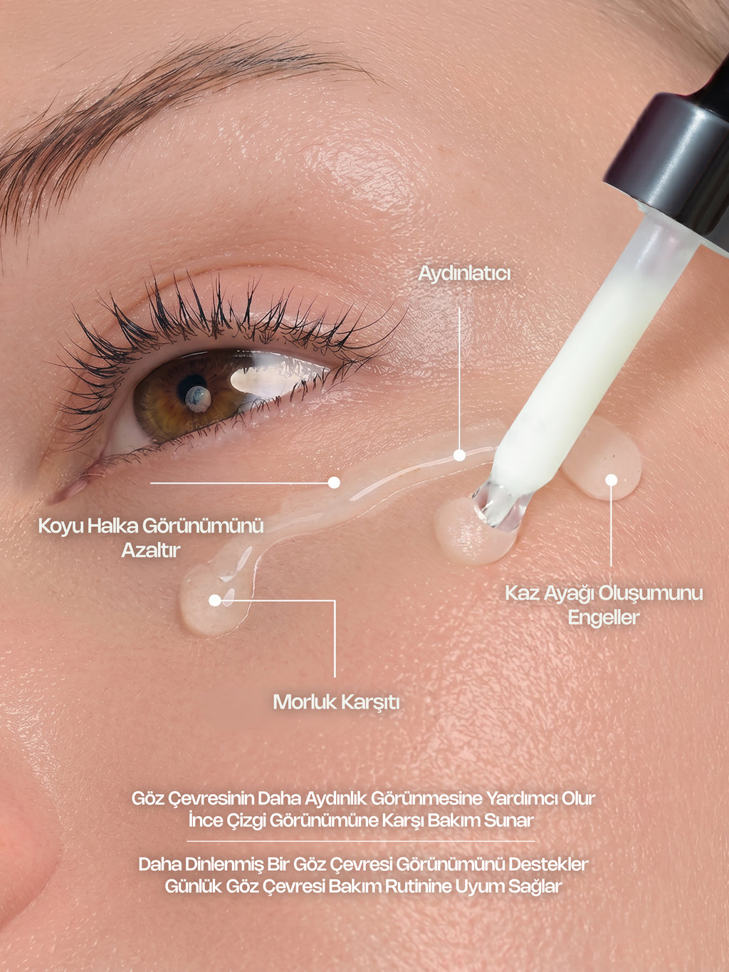 Hoito Kırışıklık Karşıtı ve Göz Çevresi Aydınlatıcı Serum
