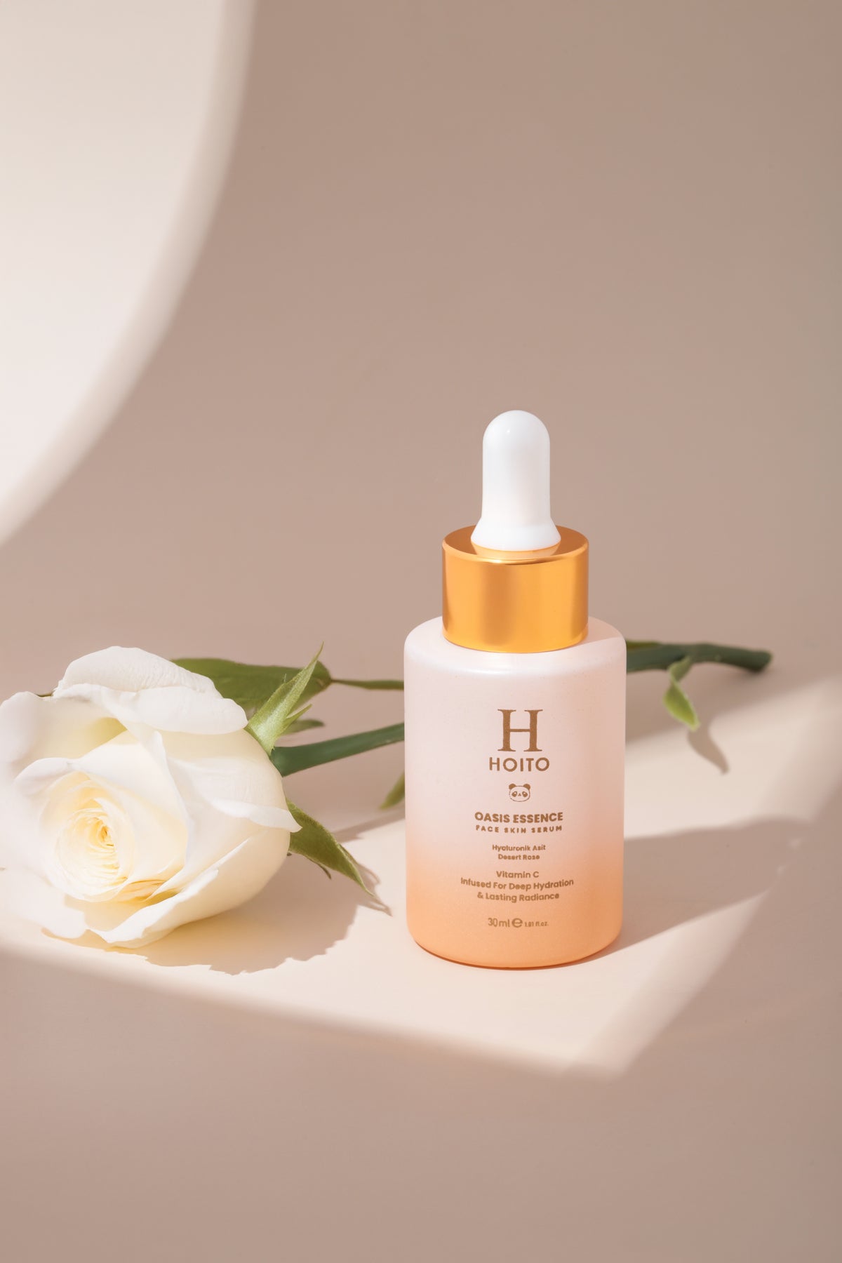 Oasis Face Skin Serum – Vitamin C, Hyaluronik Asit & Çöl Gülü İçeren Yoğun Nem ve Işıltı Serumu 30 ml