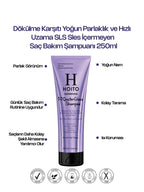 Dökülme Karşıtı Yoğun Parlaklık ve Hızlı Uzama Tuz SLS Sles İçermeyen Saç Bakım Şampuanı 250ml