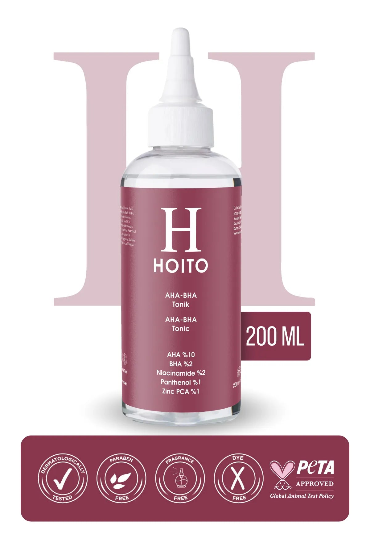 AHA BHA Tonik 200ml