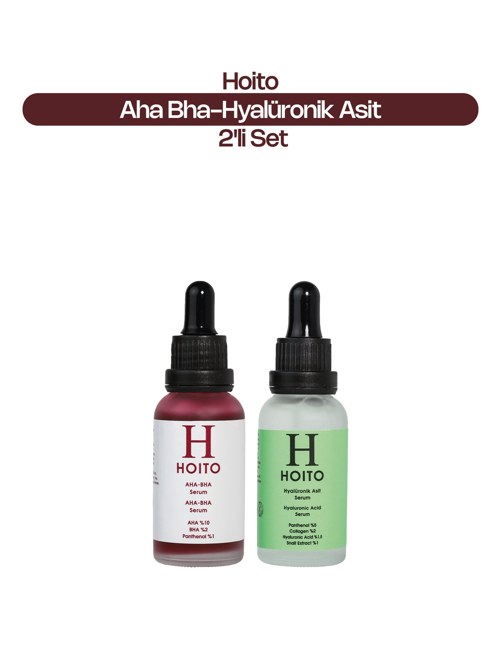 Hoito Aha Bha-Hyaluronic Acid 2-Piece Set