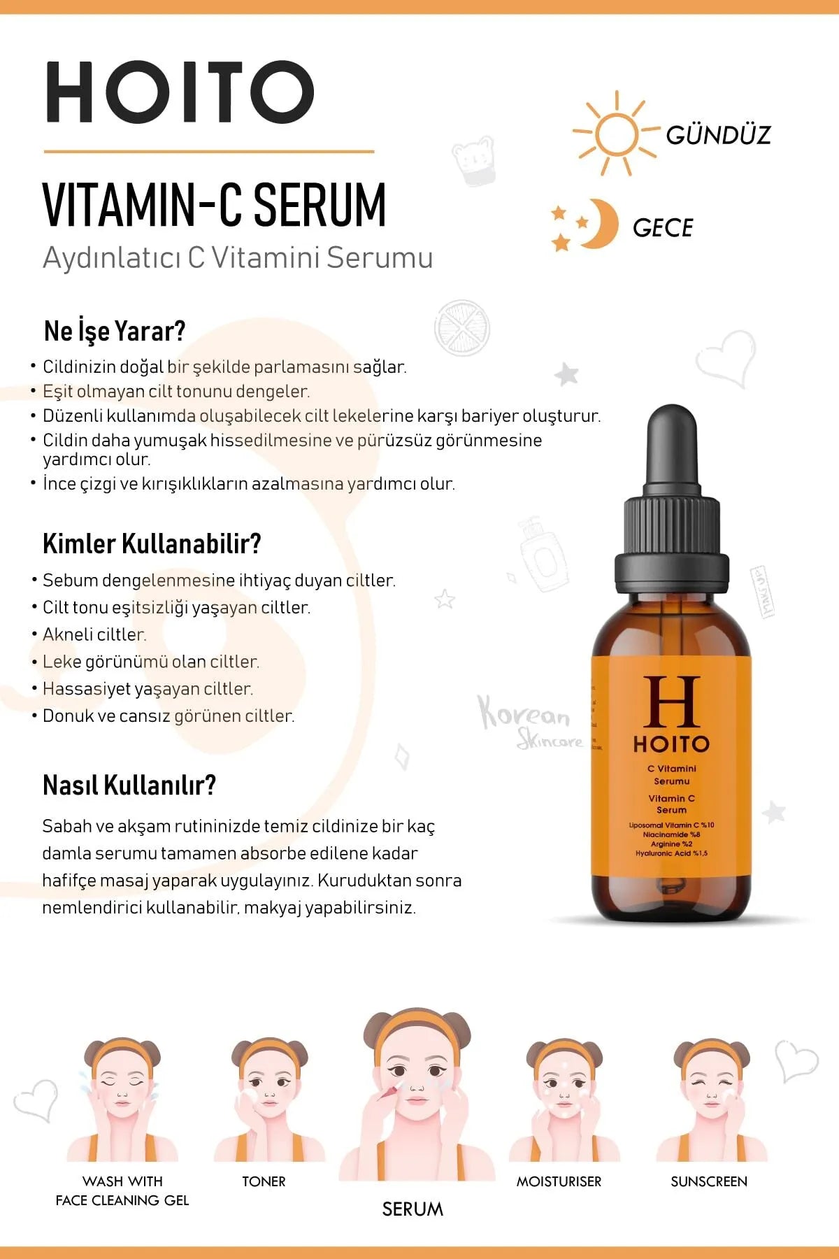Leke Karşıtı Bakım Serumu 30ml & C Vitamini Serumu 30ml 2'li Set
