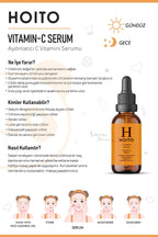 Aydınlatıcı & Yoğun Nemlendirici Cilt Bakım Rutini: C Vitamini Serumu (30 ml) + Hyalüronik Asit Serum (30 ml)