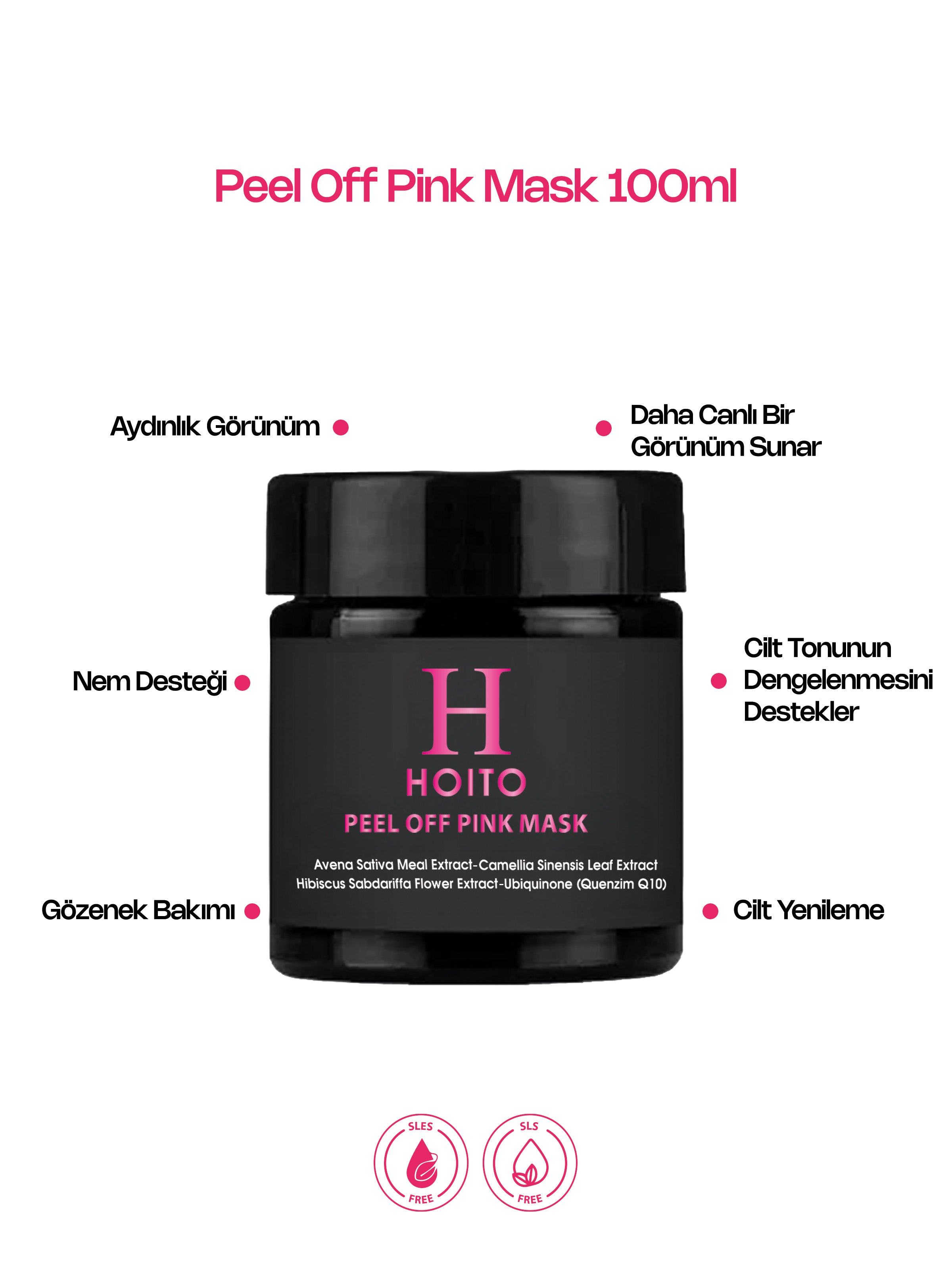 Peel Off Pink Mask 100ml