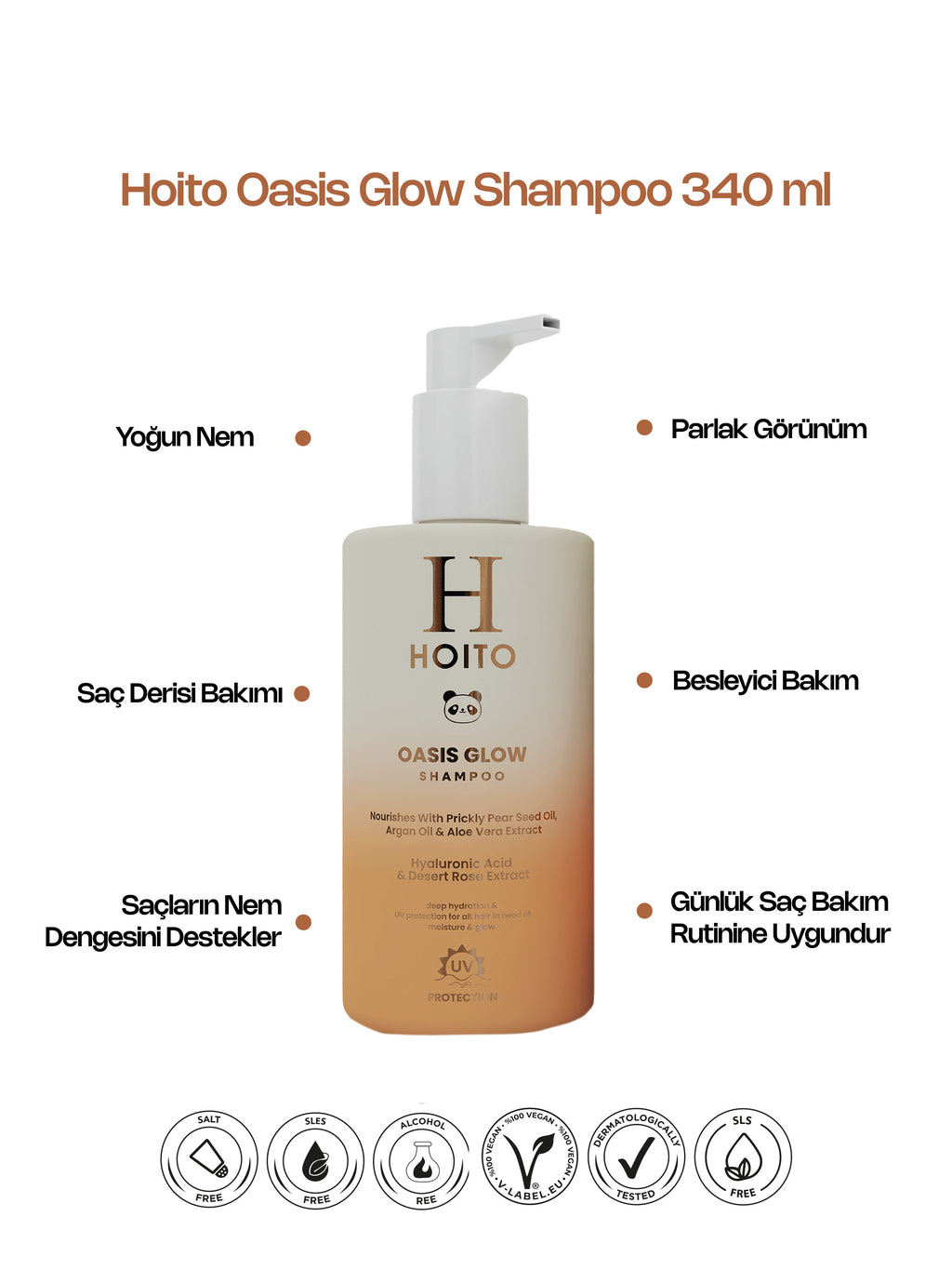 Oasis Glow Shampoo – Yoğun Nem & Işıltı Şampuanı 340 ml