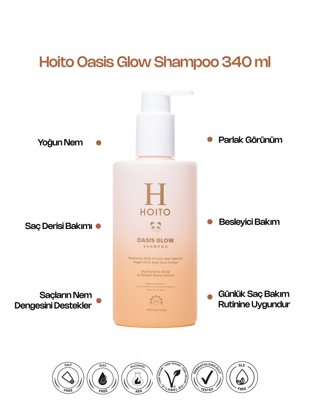 Oasis Glow Shampoo – Yoğun Nem & Işıltı Şampuanı 340 ml