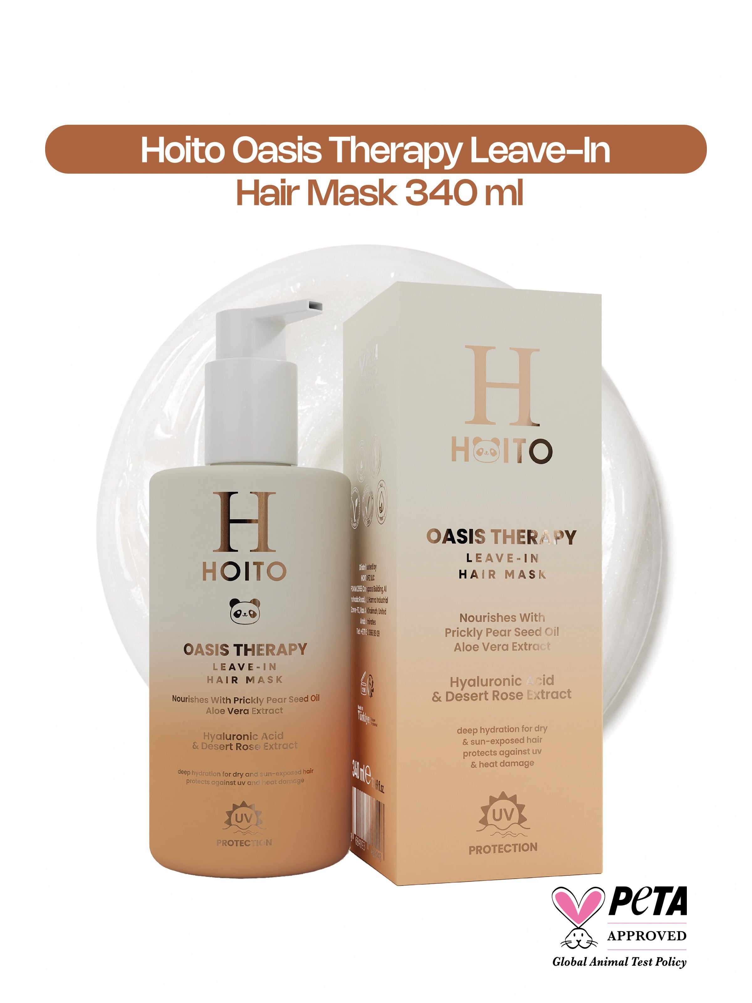 Oasis Therapy Leave-In Hair Mask – Durulanmayan Yoğun Nem & Bakım Maskesi 340 ml