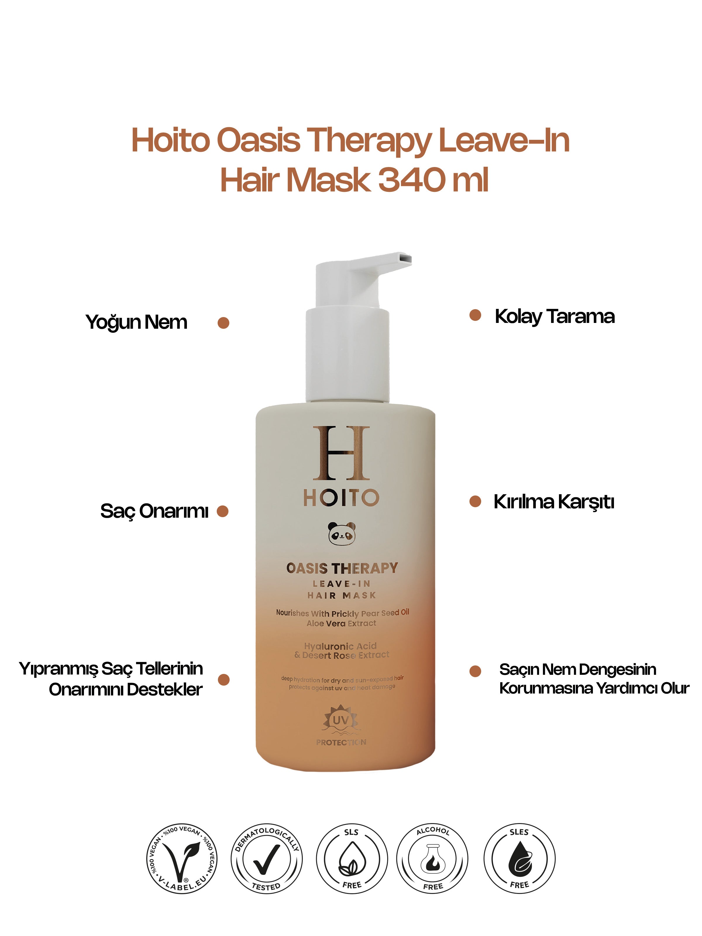 Oasis Therapy Leave-In Hair Mask – Durulanmayan Yoğun Nem & Bakım Maskesi 340 ml