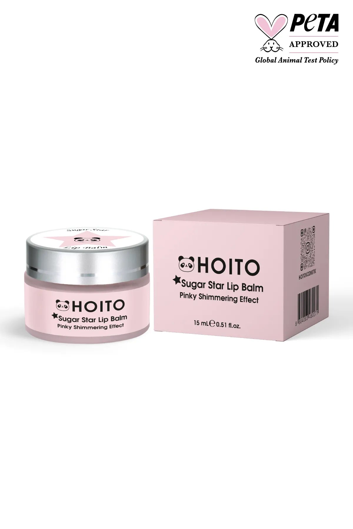 Hoito Sugar Star Lip Balm 15ml - Yoğun Nemlendirici ve Onarıcı Dudak Balmı