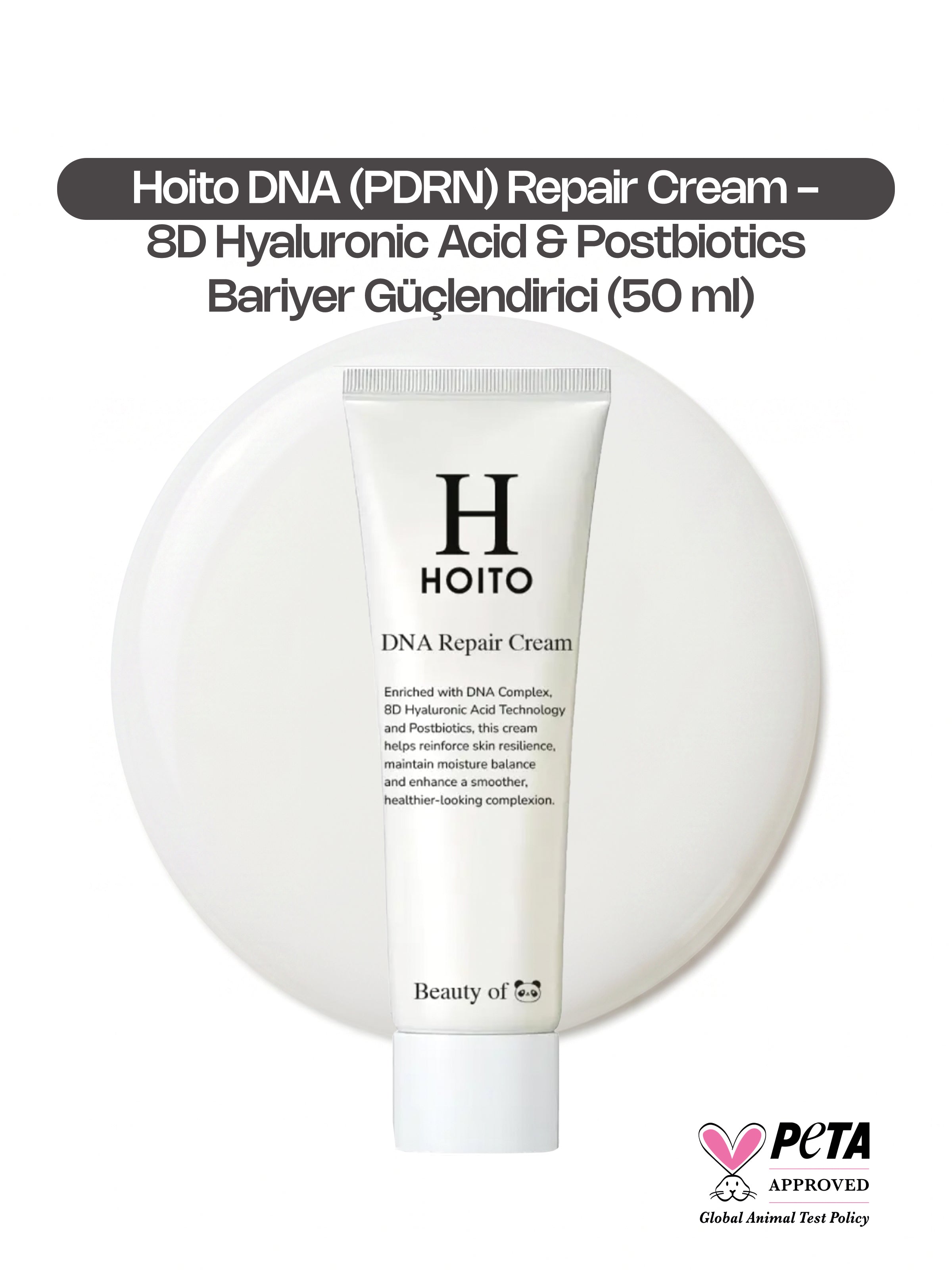 DNA (PDRN) Repair Cream - 8D Hyaluronic Acid & Postbiotics Bariyer Güçlendirici (50 ml)