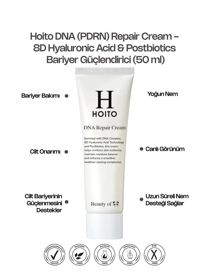 DNA (PDRN) Repair Cream - 8D Hyaluronic Acid & Postbiotics Bariyer Güçlendirici (50 ml)