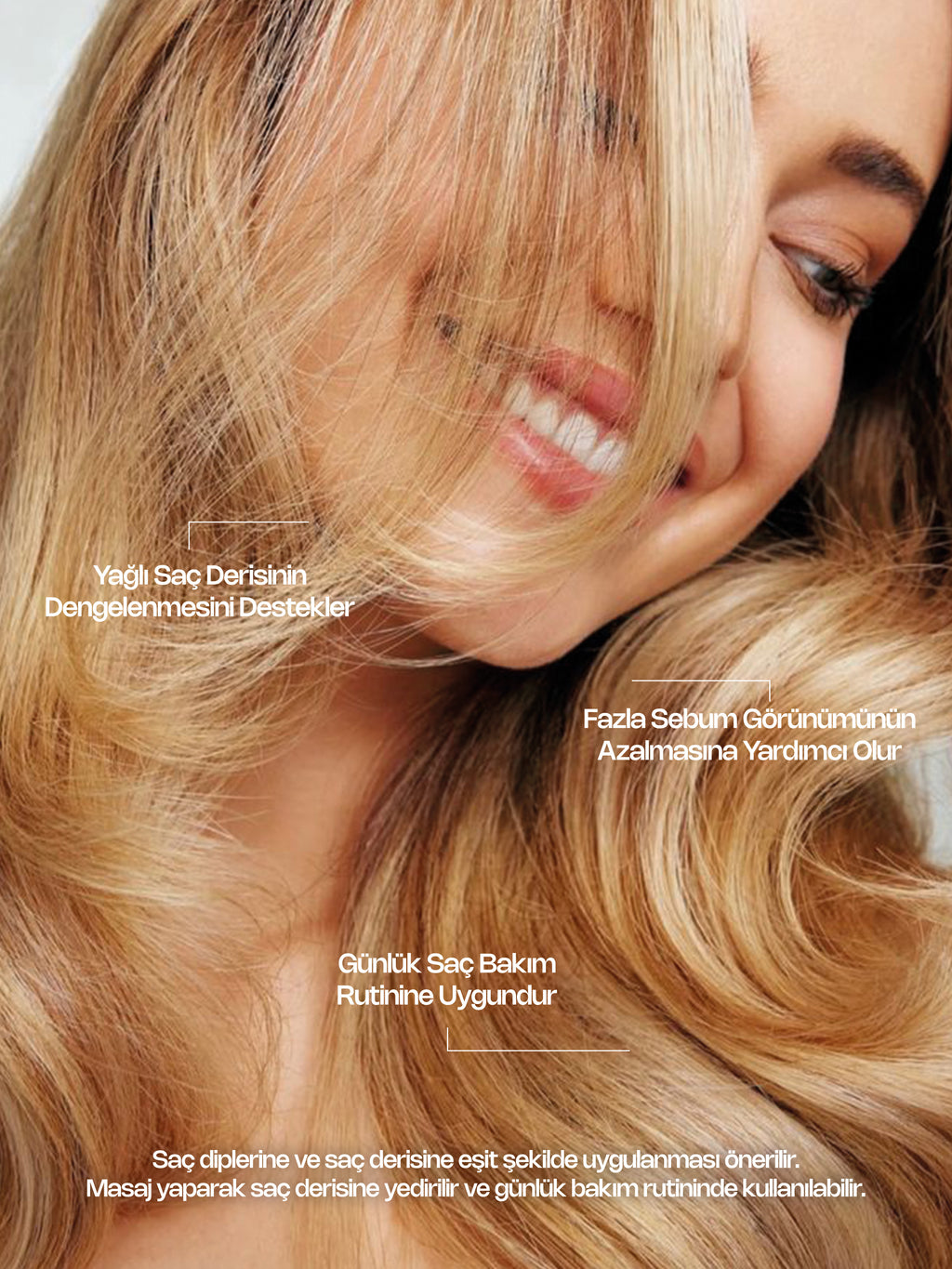 Oasis Balance Hair Toner – 8D Hyaluronik Asit, Kafein & Aloe Vera İçeren Nemlendirici Saç Toniği 200 ml