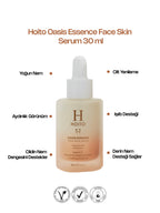 Oasis Face Skin Serum – Vitamin C, Hyaluronik Asit & Çöl Gülü İçeren Yoğun Nem ve Işıltı Serumu 30 ml