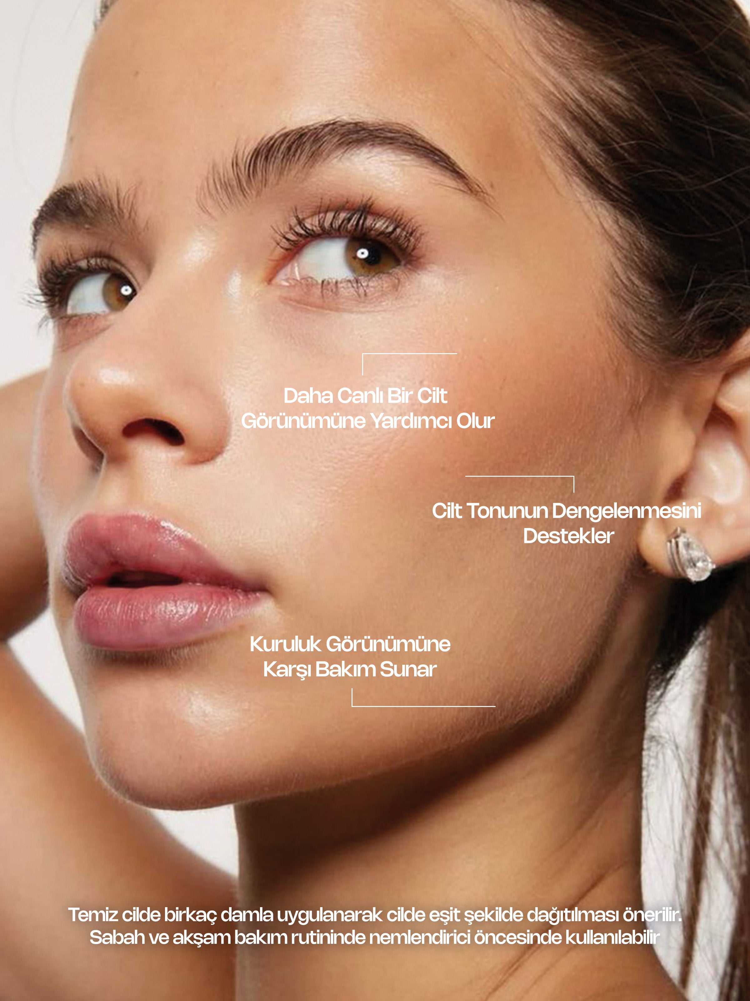Oasis Face Skin Serum – Vitamin C, Hyaluronik Asit & Çöl Gülü İçeren Yoğun Nem ve Işıltı Serumu 30 ml