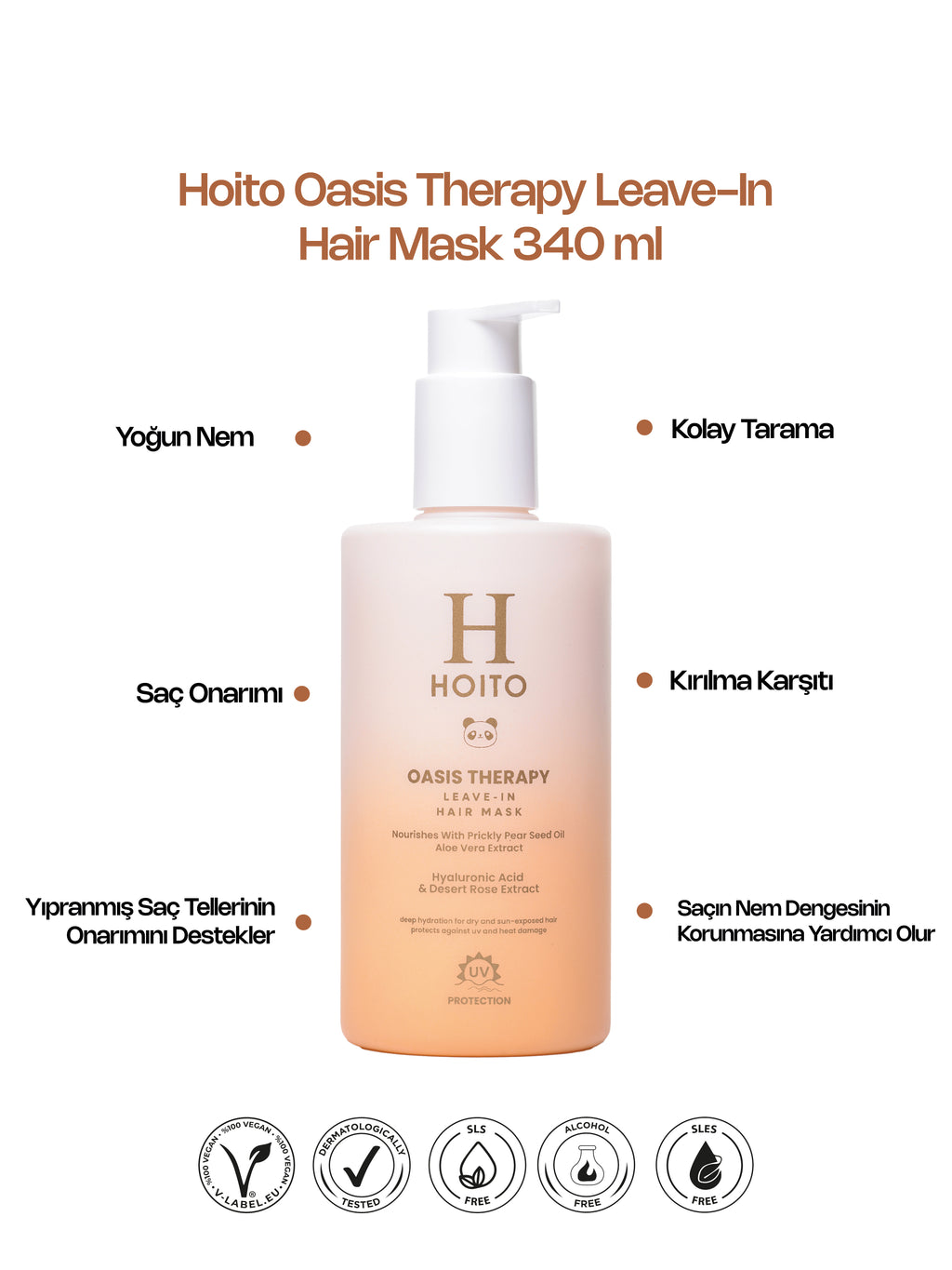 Oasis Therapy Leave-In Hair Mask – Durulanmayan Yoğun Nem & Bakım Maskesi 340 ml