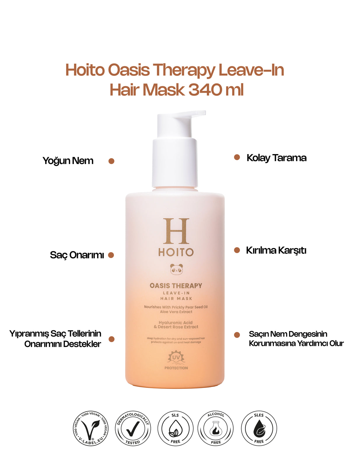 Oasis Therapy Leave-In Hair Mask – Durulanmayan Yoğun Nem & Bakım Maskesi 340 ml