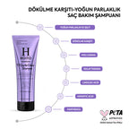 Dökülme Karşıtı Yoğun Parlaklık ve Hızlı Uzama Tuz SLS Sles İçermeyen Saç Bakım Şampuanı 250ml