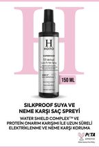 Su ve Neme Karşı Dayanıklı Isı Koruma Yoğun Parlaklık Kolay Tarama Sağlayan Saç Bakım Spreyi 150ml
