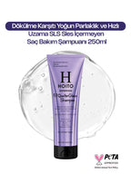 Dökülme Karşıtı Yoğun Parlaklık ve Hızlı Uzama Tuz SLS Sles İçermeyen Saç Bakım Şampuanı 250ml