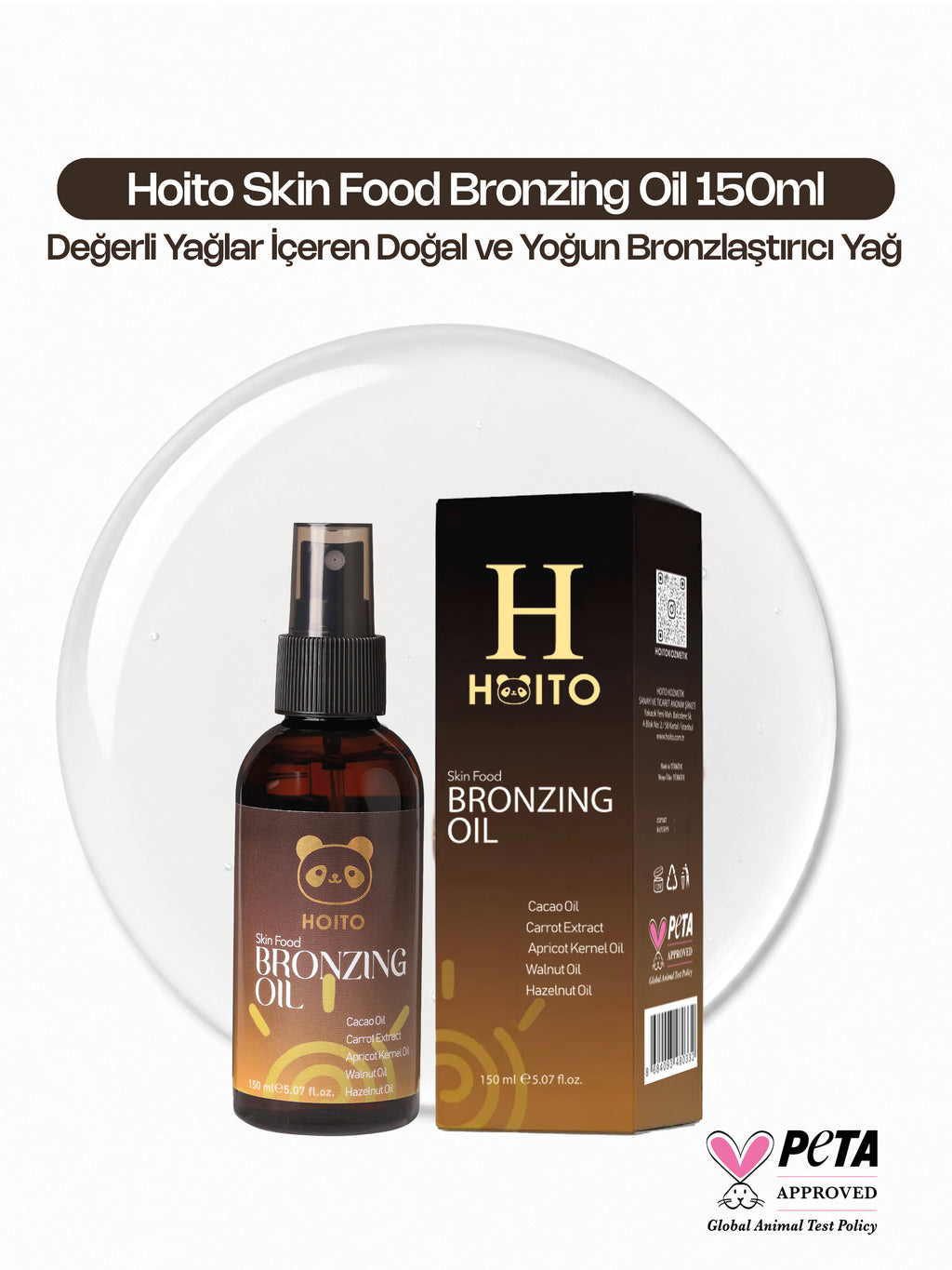 Hoito Bronzlaştırıcı Yağ