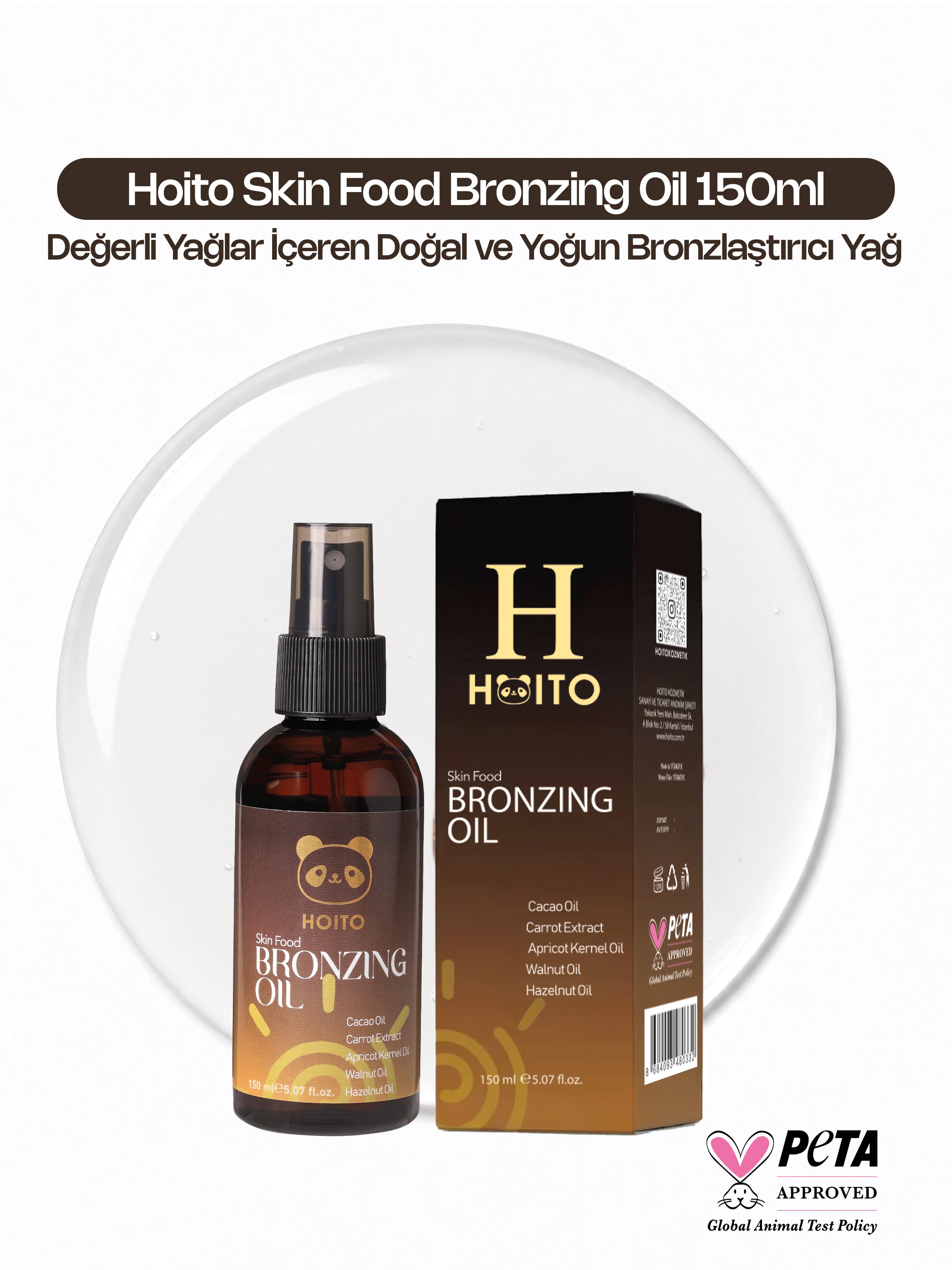 Hoito Bronzlaştırıcı Yağ
