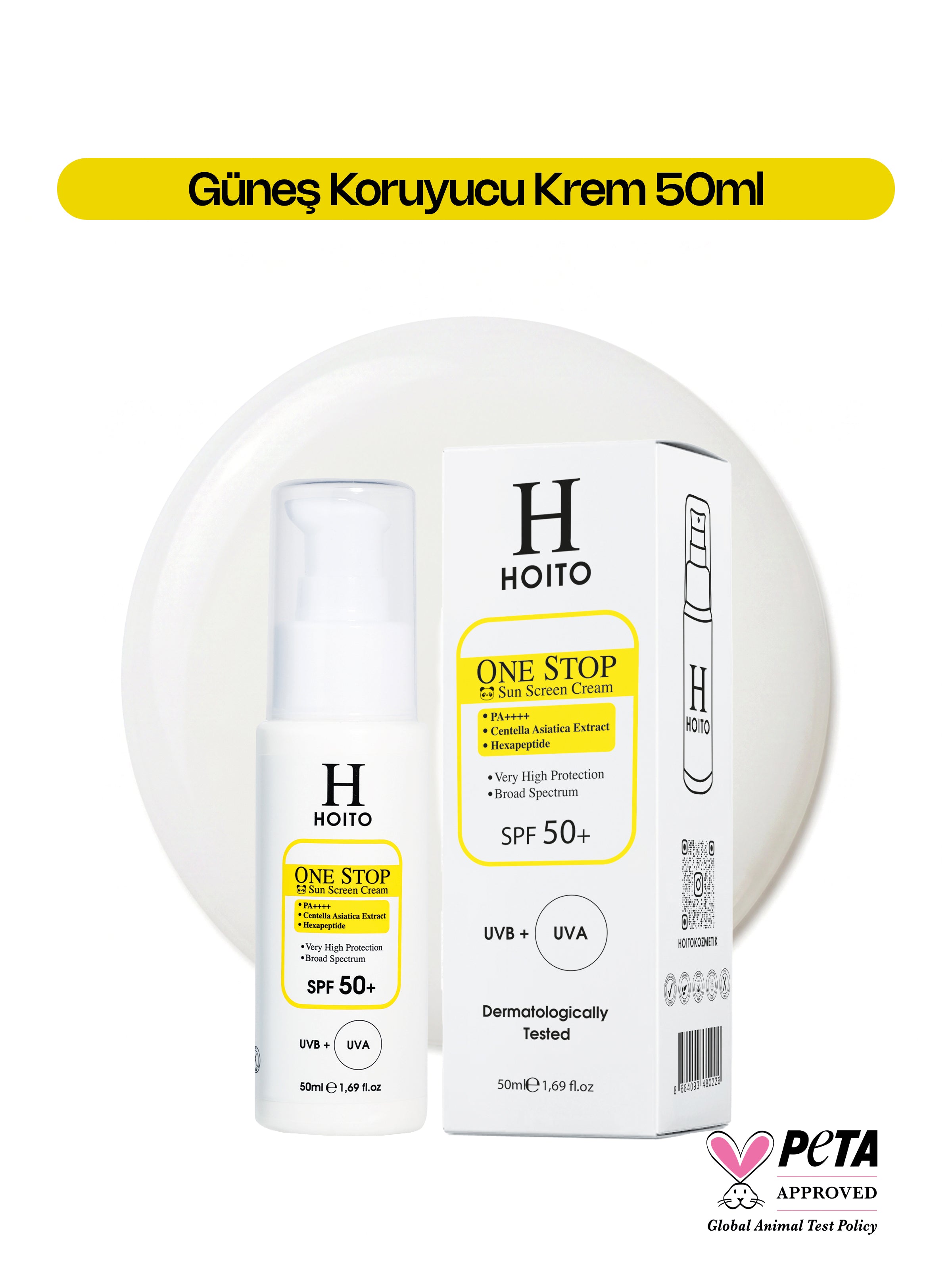 Güneş Koruyucu Krem 50ml