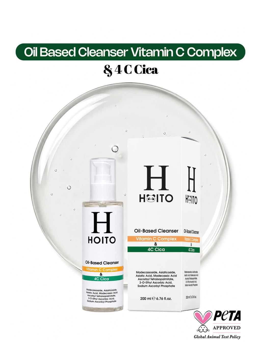 Oil Based Cleanser Vitamin C Complex & 4 C Cica