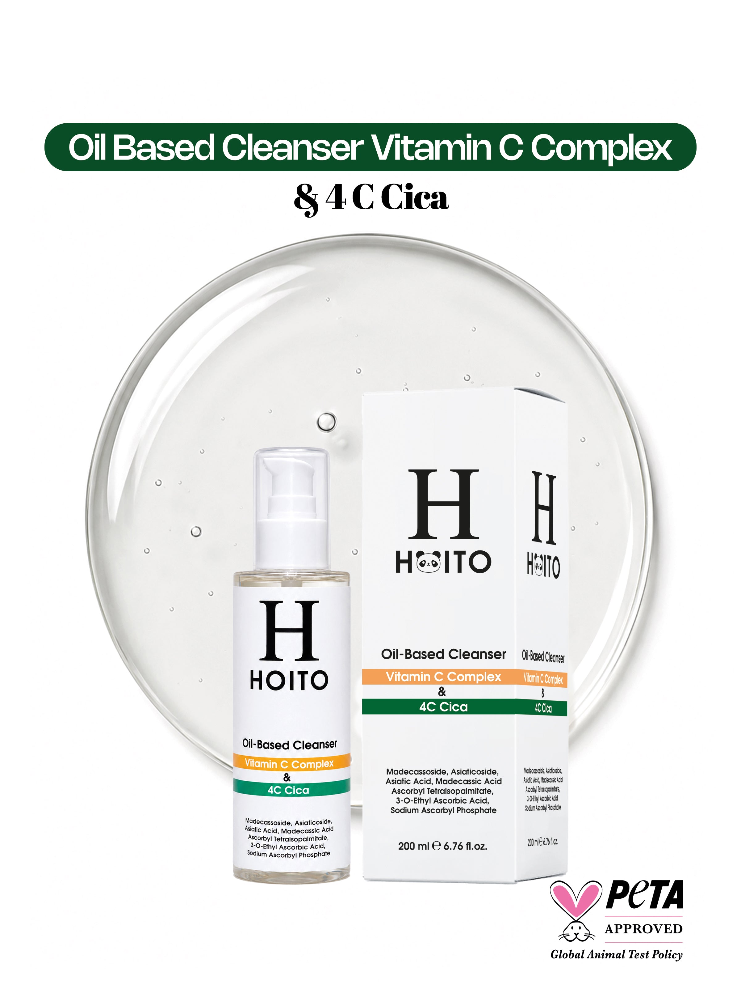 Oil Based Cleanser Vitamin C Complex & 4 C Cica
