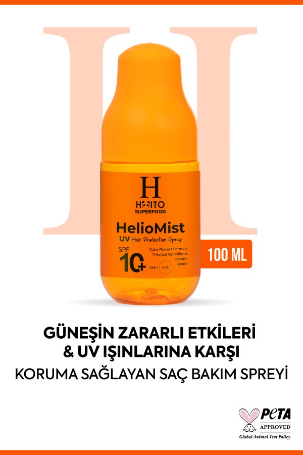 HelioMist Güneşin Zararlı Etkilerinden&UV Işınlarına Karşı Koruma Sağlayan Saç Bakım Spreyi 100ml